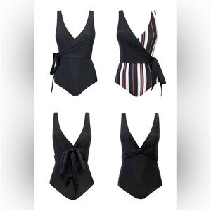 Nwt baiia tahiti reversible black bathing suit.